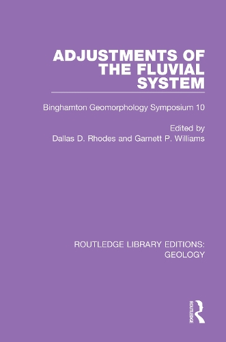 Паперова книга «Adjustments of the Fluvial System: Binghamton Geomorphology Symposium 10» - фото №1