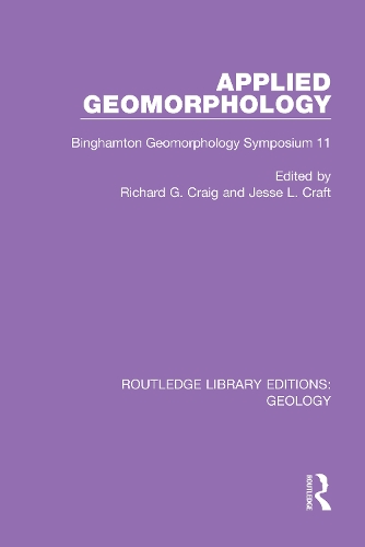 Паперова книга «Applied Geomorphology: Binghamton Geomorphology Symposium 11» - фото №1