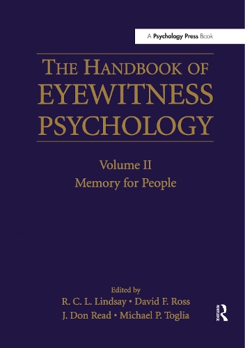 Бумажная книга «The Handbook of Eyewitness Psychology: Volume II: Memory for People» - фото №1