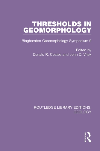 Паперова книга «Thresholds in Geomorphology: Binghamton Geomorphology Symposium 9» - фото №1