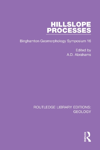 Паперова книга «Hillslope Processes: Binghamton Geomorphology Symposium 16» - фото №1