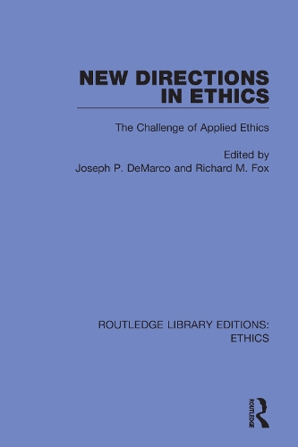 Паперова книга «New Directions in Ethics: The Challenges in Applied Ethics» - фото №1