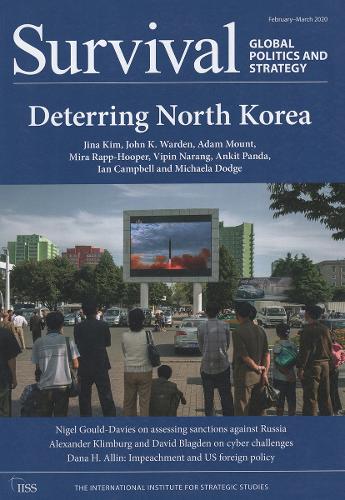 Бумажная книга «Survival: Global Politics and Strategy (February-March 2020): Deterring North Korea» - фото №1