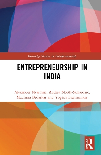 Паперова книга «Entrepreneurship in India», авторів Александр Ньюман, Андреа Норт-Самарджич, Мадхура Бедаркар, Йоґеш Брахманкар - фото №1