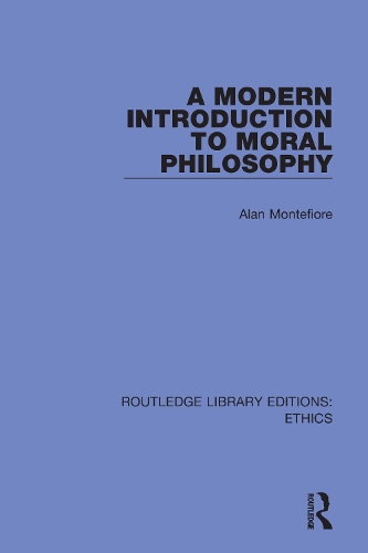 Паперова книга «A Modern Introduction to Moral Philosophy», автор Алан Монтефіоре - фото №1