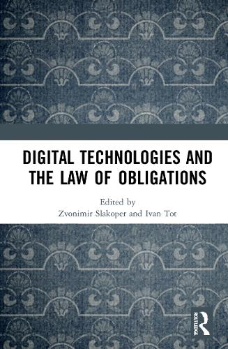 Бумажная книга «Digital Technologies and the Law of Obligations» - фото №1