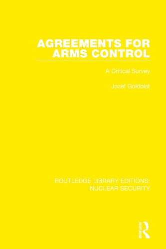 Паперова книга «Agreements for Arms Control: A Critical Survey», авторів Юзеф Гольдблат, Стокгольмський міжнародний інститут дослідження проблем миру - фото №1