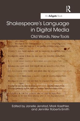 Бумажная книга «Shakespeare's Language in Digital Media: Old Words, New Tools» - фото №1