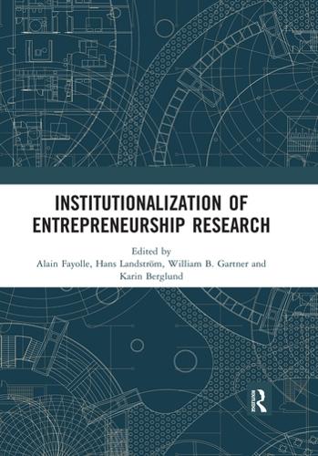 Бумажная книга «Institutionalization of Entrepreneurship Research» - фото №1