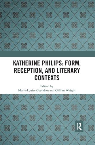 Паперова книга «Katherine Philips: Form, Reception, and Literary Contexts» - фото №1