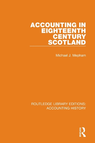 Паперова книга «Accounting in Eighteenth Century Scotland», автор Майкл Дж. Мефам - фото №1