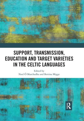 Паперова книга «Support, Transmission, Education and Target Varieties in the Celtic Languages» - фото №1