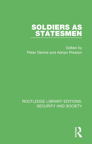 Паперова книга «Soldiers as Statesmen» - фото №1