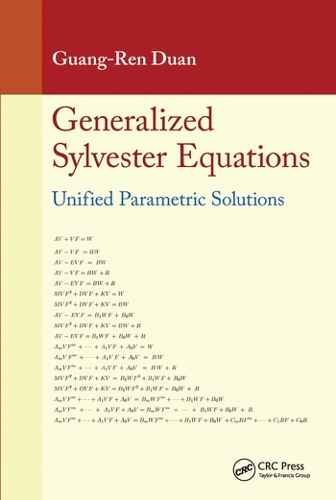 Паперова книга «Generalized Sylvester Equations: Unified Parametric Solutions», автор Гуан-Рен Дуань - фото №1
