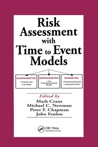 Паперова книга «Risk Assessment with Time to Event Models» - фото №1