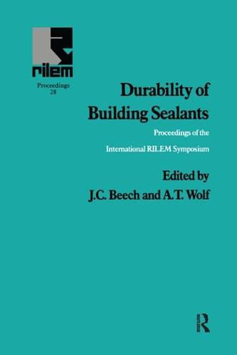 Паперова книга «Durability of Building Sealants», авторів А.Т. Вольф, Дж. К. Біч - фото №1