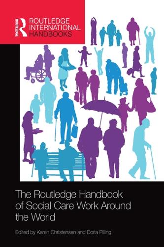 Паперова книга «The Routledge Handbook of Social Care Work Around the World», авторів Дорія Піллінг, Карен Крістенсен - фото №1