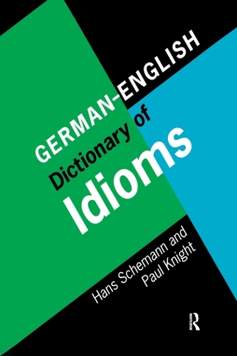 Паперова книга «German/English Dictionary of Idioms», автор Ганс Шеманн - фото №1