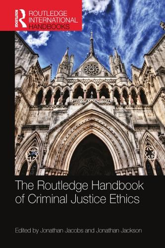 Бумажная книга «The Routledge Handbook of Criminal Justice Ethics» - фото №1