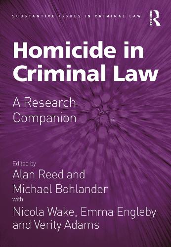 Бумажная книга «Homicide in Criminal Law: A Research Companion» - фото №1