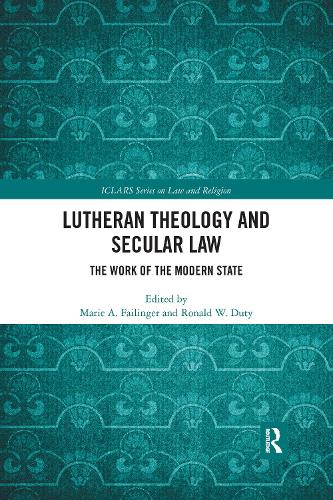 Бумажная книга «Lutheran Theology and Secular Law: The Work of the Modern State» - фото №1