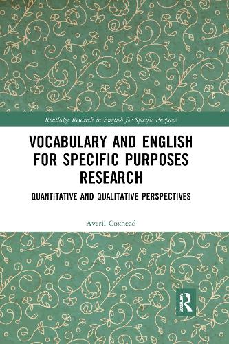 Бумажная книга «Vocabulary and English for Specific Purposes Research: Quantitative and Qualitative Perspectives», автор Аверил Коксхед - фото №1
