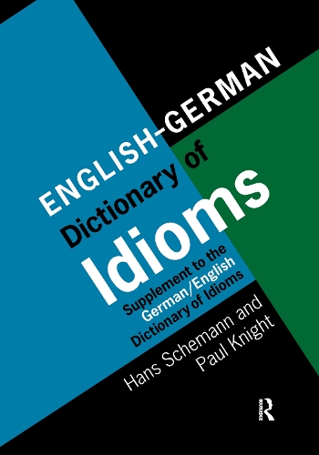 Паперова книга «English/German Dictionary of Idioms: Supplement to the German/English Dictionary of Idioms», автор Ганс Шеманн - фото №1