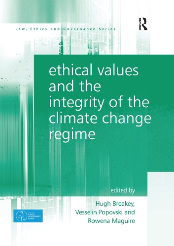 Бумажная книга «Ethical Values and the Integrity of the Climate Change Regime» - фото №1