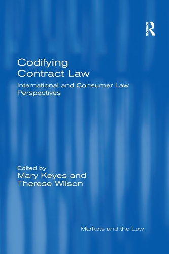 Паперова книга «Codifying Contract Law: International and Consumer Law Perspectives», авторів Мері Кіз, Тереза Вілсон - фото №1