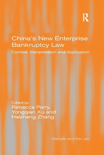 Паперова книга «China's New Enterprise Bankruptcy Law: Context, Interpretation and Application», авторів Хайчжен Чжан, Юнцянь Сюй - фото №1