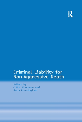 Бумажная книга «Criminal Liability for Non-Aggressive Death», автор Салли Каннингем - фото №1