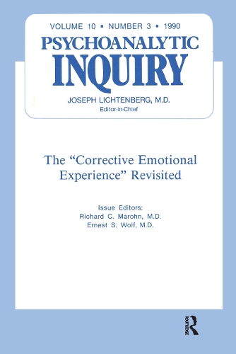 Паперова книга «The Corrective Emotional Experience Revisited: Psychoanalytic Inquiry, 10.3» - фото №1