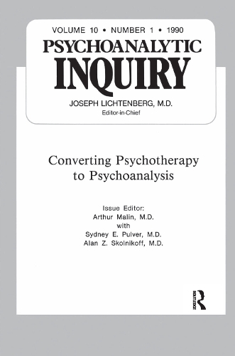Бумажная книга «Converting Psychoanalysis: Psychoanalytic Inquiry, 10.1» - фото №1