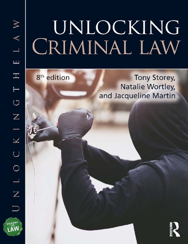 Паперова книга «Unlocking Criminal Law», авторів Жаклін Мартін, Наталі Вортлі, Тоні Сторі - фото №1