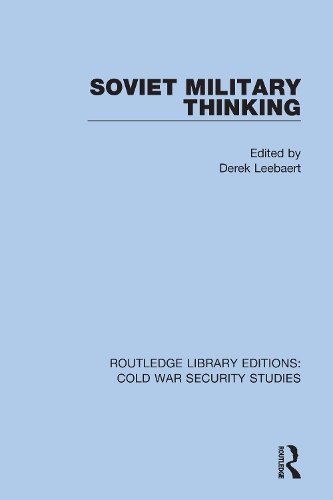 Бумажная книга «Soviet Military Thinking» - фото №1