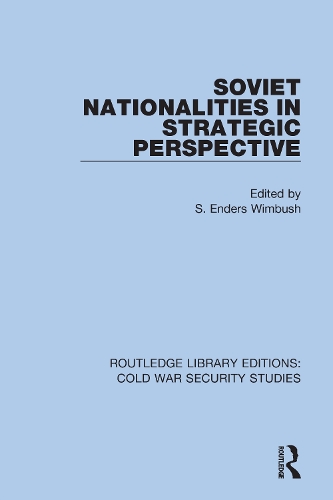 Бумажная книга «Soviet Nationalities in Strategic Perspective» - фото №1