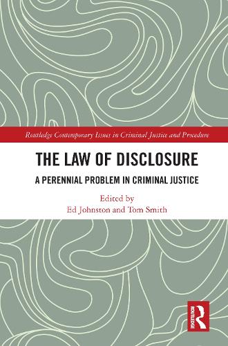 Бумажная книга «The Law of Disclosure: A Perennial Problem in Criminal Justice» - фото №1