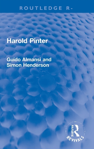Бумажная книга «Harold Pinter», авторов Гвидо Альманси, Саймон Хендерсон - фото №1