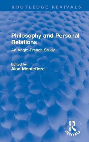 Паперова книга «Philosophy and Personal Relations: An Anglo-French Study» - фото №1