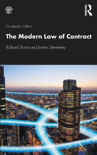 Бумажная книга «The Modern Law of Contract» - фото №1