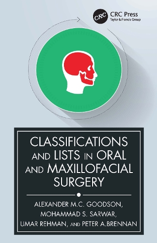 Паперова книга «Classifications and Lists in Oral and Maxillofacial Surgery», авторів Александр Гудсон, Пітер А. Бреннан - фото №1