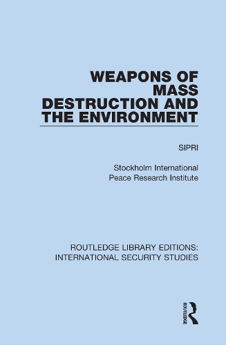 Бумажная книга «Weapons of Mass Destruction and the Environment» - фото №1