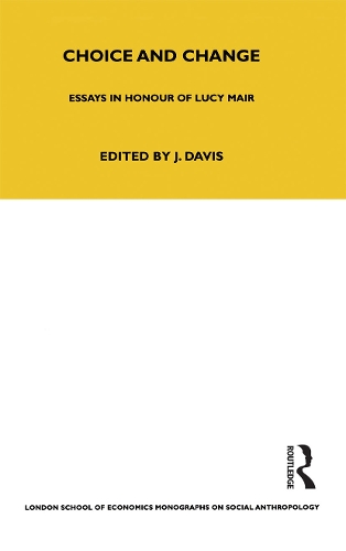 Бумажная книга «Choice and Change: Essays in Honour of Lucy Mair» - фото №1