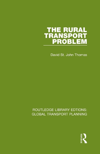 Бумажная книга «The Rural Transport Problem», автор Дэвид Сент-Джон Томас - фото №1