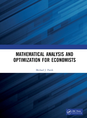[object Object] «Mathematical Analysis and Optimization for Economists», автор Майкл Дж. Панік - фото №1
