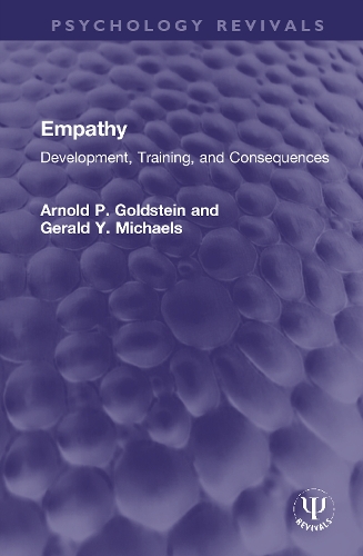 Паперова книга «Empathy: Development, Training, and Consequences», авторів Арнольд П. Гольдштейн, Джеральд Й. Майклз - фото №1