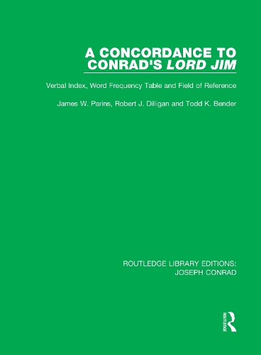 [object Object] «A Concordance to Conrad's Lord Jim: Verbal Index, Word Frequency Table and Field of Reference», авторів Джеймс В. Парінс, Роберт Дж. Ділліган, Тодд К. Бендер - фото №1