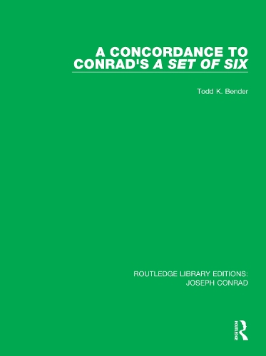 Бумажная книга «A Concordance to Conrad's A Set of Six», автор Тодд К. Бендер - фото №1