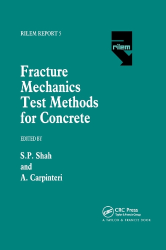 Бумажная книга «Fracture Mechanics Test Methods For Concrete» - фото №1