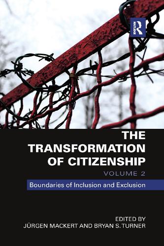 Бумажная книга «The Transformation of Citizenship, Volume 2: Boundaries of Inclusion and Exclusion» - фото №1